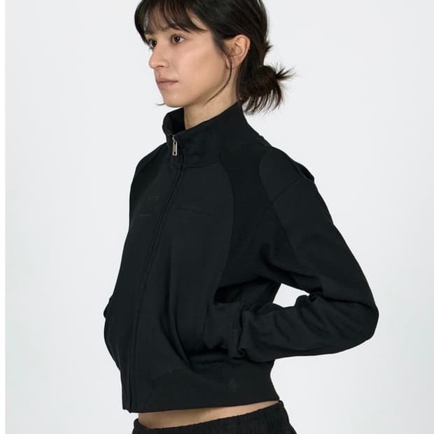 MPa CONTRAST ZIPPED JACKET WOMEN (BLACK)
