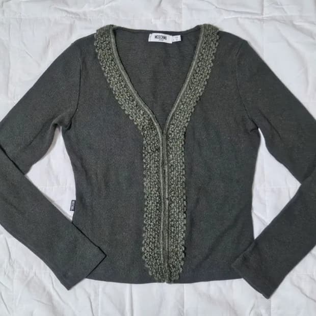 모스키노 진스 가디건(MADE IN ITALY)
