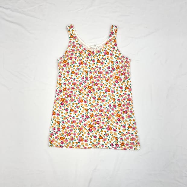 flower sleeveless top