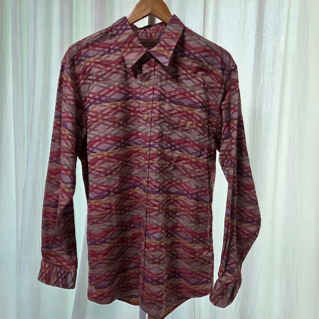 미쏘니 지오메트릭 패턴 셔츠 (Italy made)