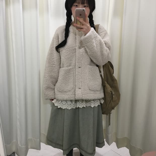 양털 뽀글이 자켓