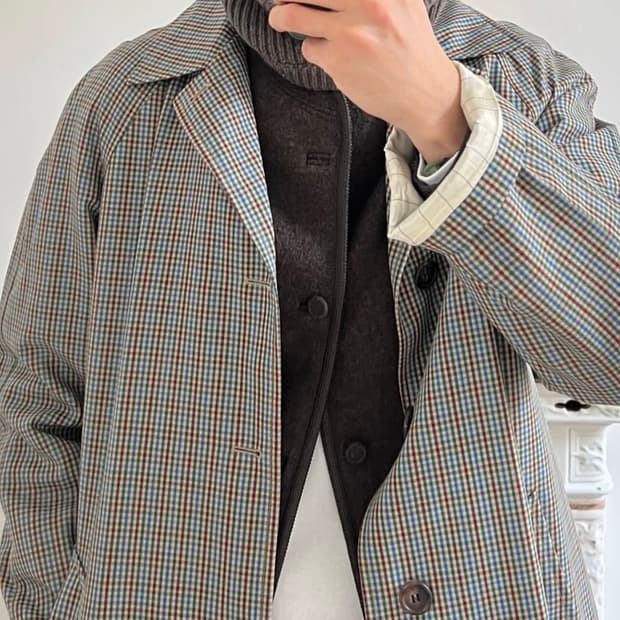 CAMOSHITA OVERSIZED WOOL RAGLAN COAT