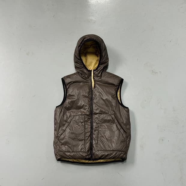 CAMP7 리버시블 패디드 후드 베스트 