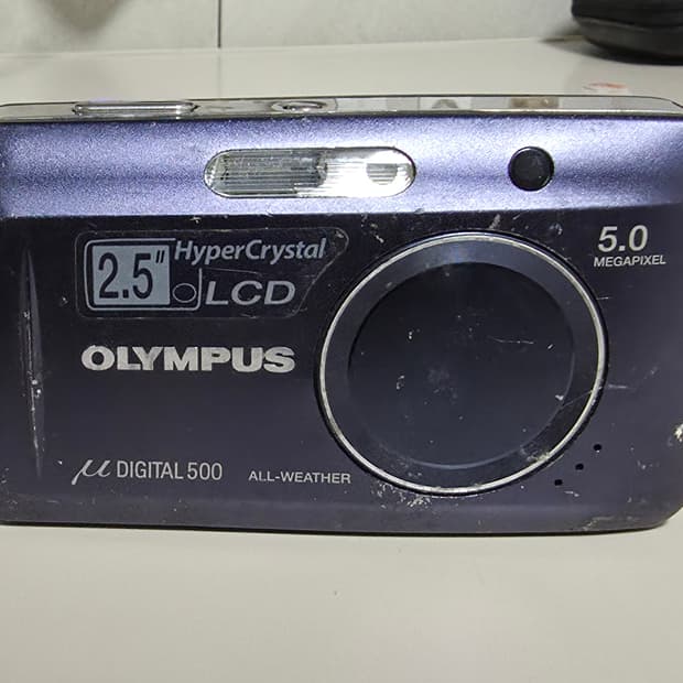 올림푸스 뮤 디지털 500 빈티지 디지털카메라