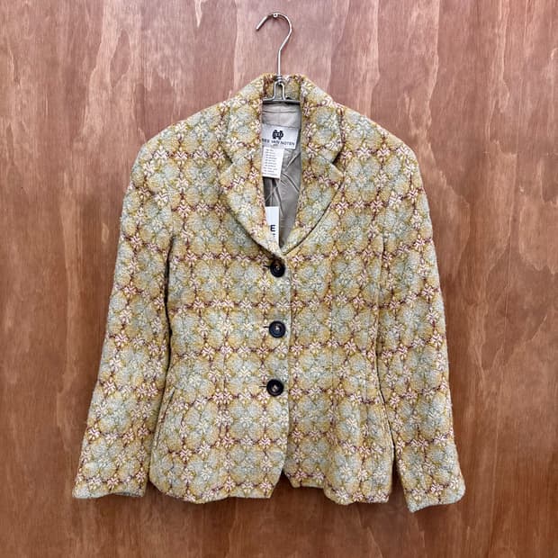 Dries Van Noten 드리스반노튼 울 자카드 자켓