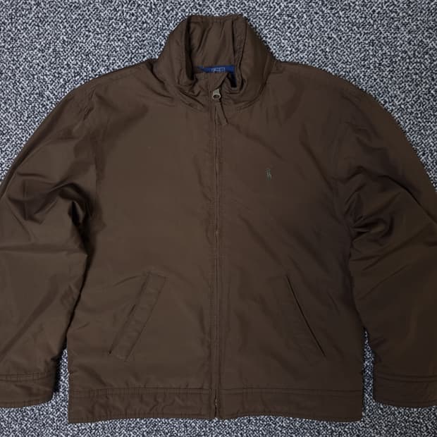 [무료배송][140-150]폴로 키즈 기모 바람막이 후드점퍼