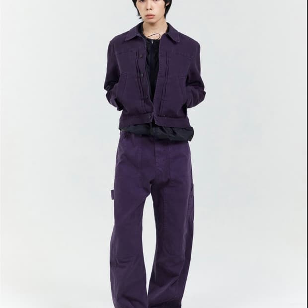 ee 트러커 자켓 미드나잇 퍼플