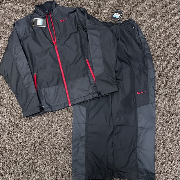 [새상품] NIKE 바람막이 트레이닝 세트 자켓 바지 운동복 M
