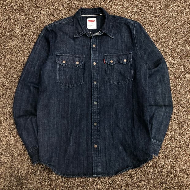 리바이스 웨스턴 데님 셔츠