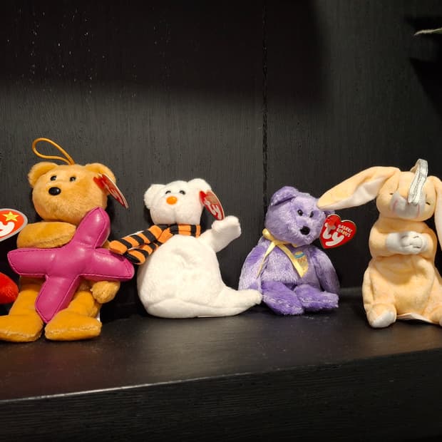 (마지막특가) TY Beanie bear&Bunny 소품 인형