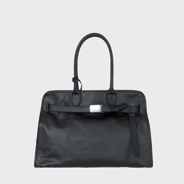 브라운야드 레더 버클 17 백 블랙