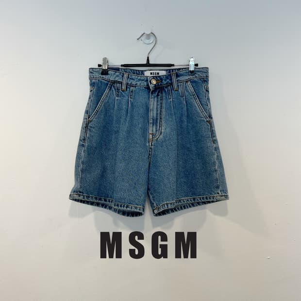 MSGM 데님쇼츠/청반바지