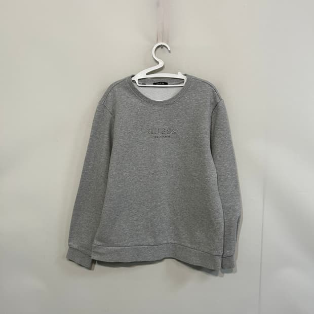 게스 남성 기모 맨투맨 100