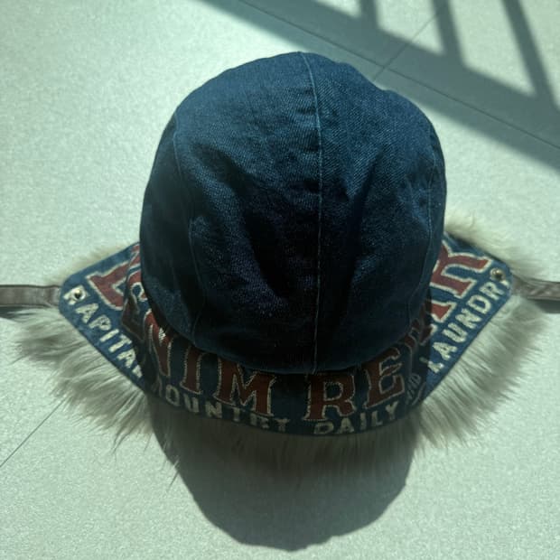 캐피탈 데님 런드리 헌터 캡 인디고