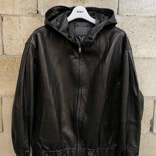 빈티지 Robo 양가죽 후드 자켓 