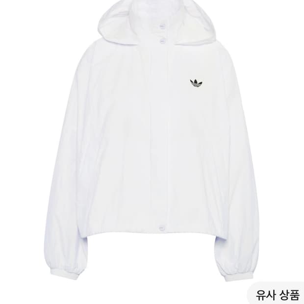 아디다스 트레포일 라이트 우븐 자켓 화이트