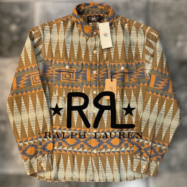 RRL 네이티브 패턴 워크셔츠 더블알엘
