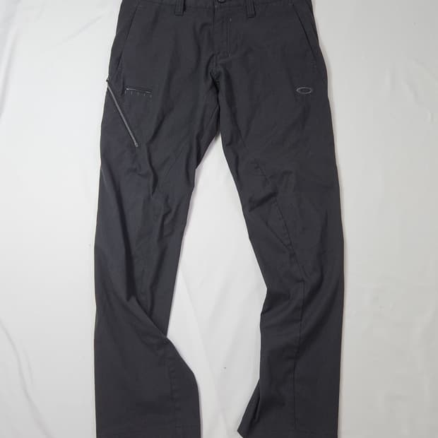 오클리 스컬 우븐 팬츠 올테크 블랙 고프코어 32
