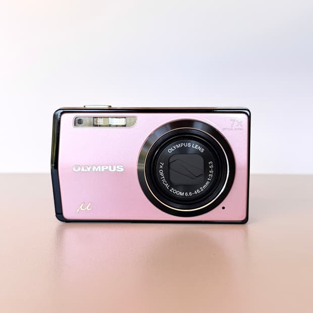 🍓풀박스/미사용🍓올림푸스 뮤7000 딸기우유 핑크 빈티지디카