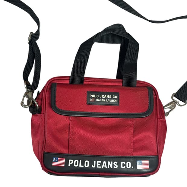 폴로 랄프로렌 폴로 진스 성조기 미니 크로스백 토트백 