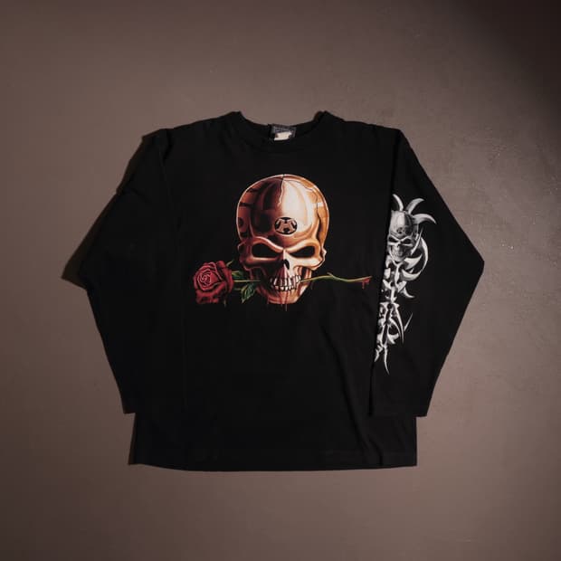 SKULL PRINTING FUNK LONG SLEEVE