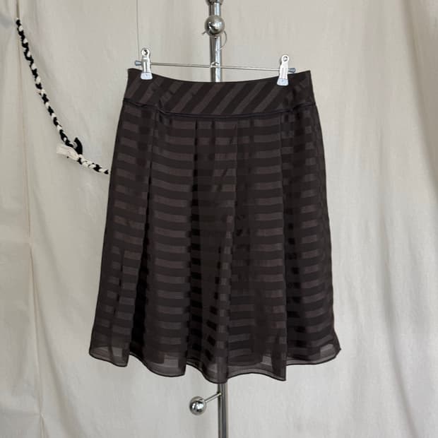 Reflect 매쉬 플리츠 스커트
