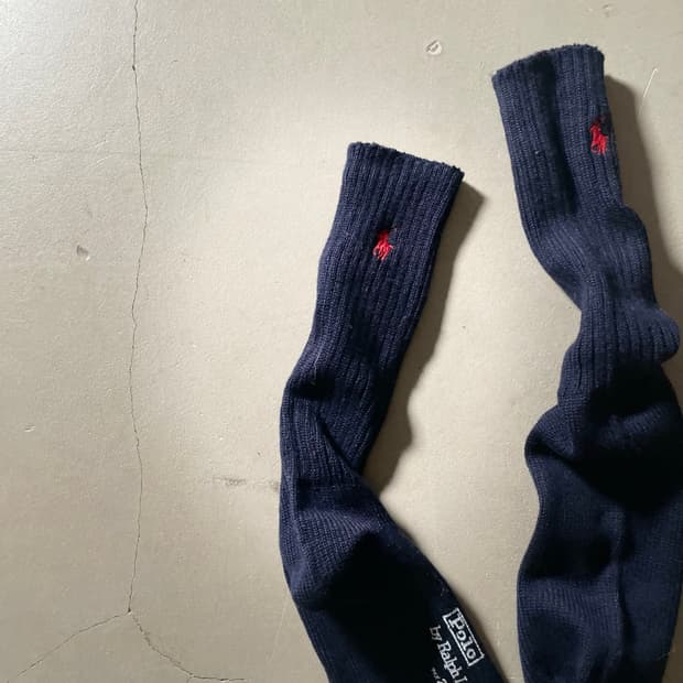 Polo by Ralph Lauren Vintage Ribbed Sock