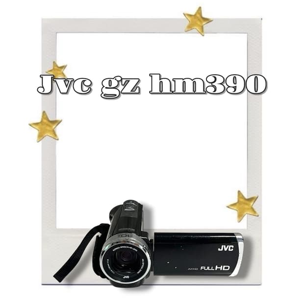 Jvc gz hm390 빈티지 캠코더 카메라 블랙