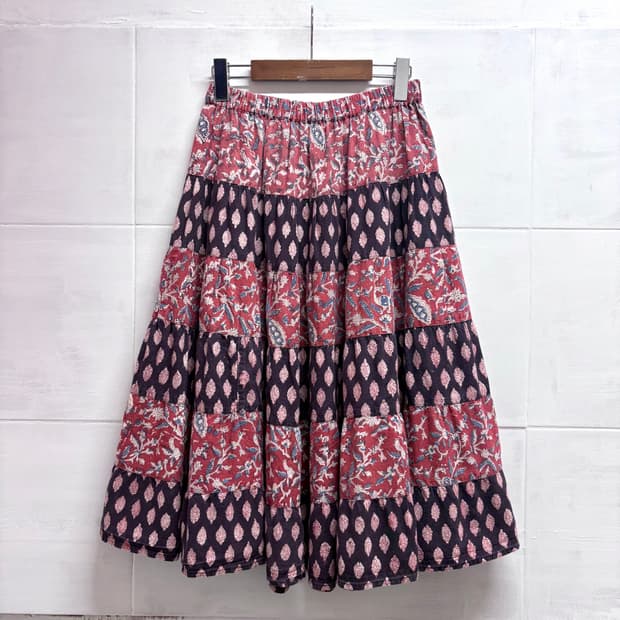 MALAIKA 에스닉 히피 캉캉 스커트 JPN