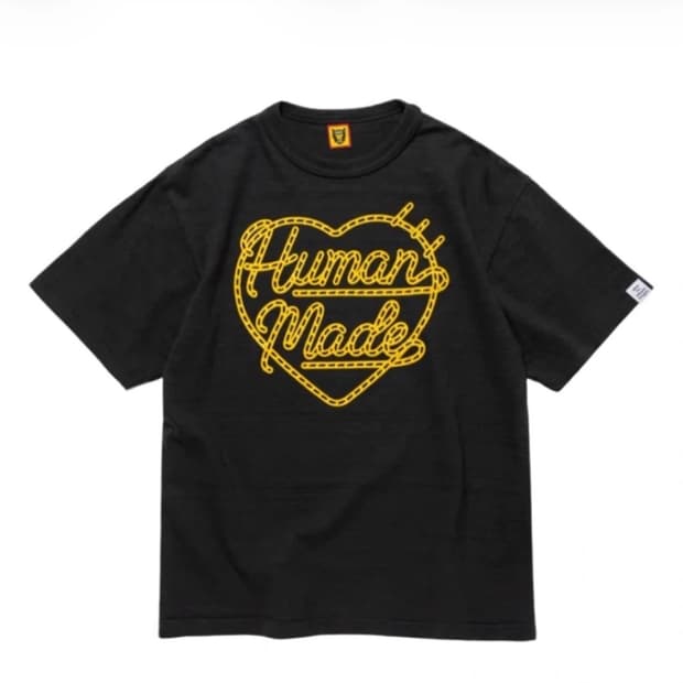 Humanmade 휴먼메이드 중앙로고 그래픽 반팔티셔츠