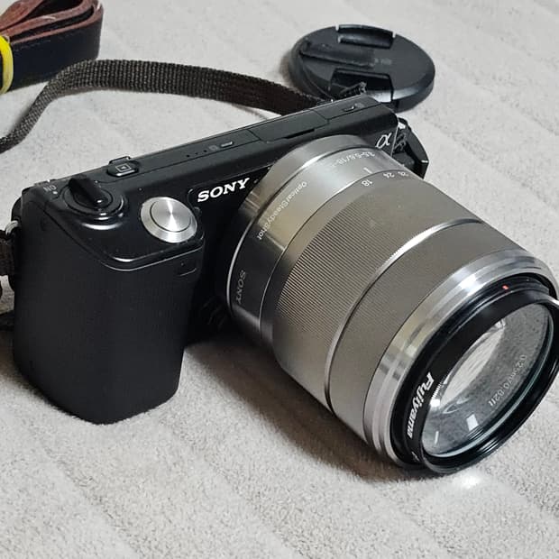 소니 NEX-5 미러리스 카메라