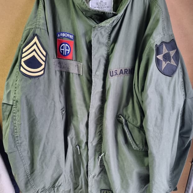 미군 M65 피쉬테일 오리지널 개파카