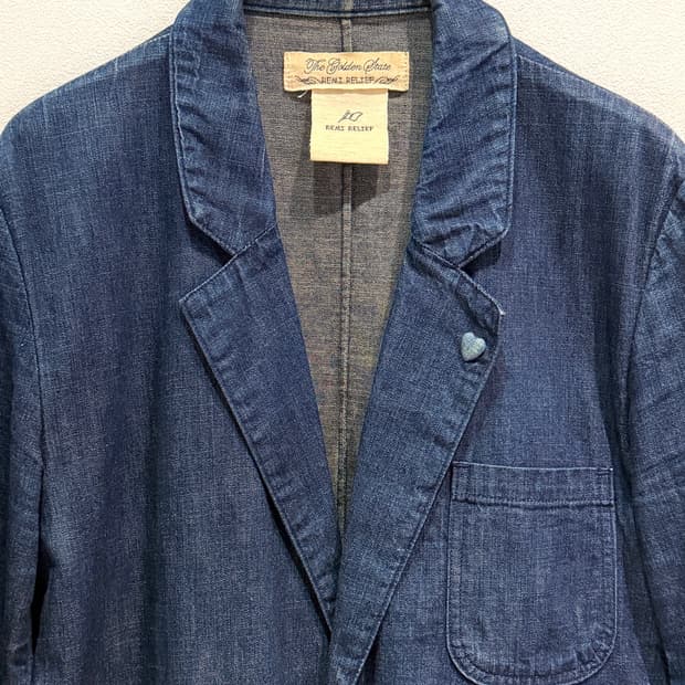 Remi Relief Denim Blazer (Made In Japan)