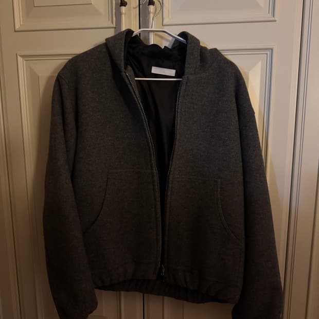 아이엘 후드 자켓 그레이