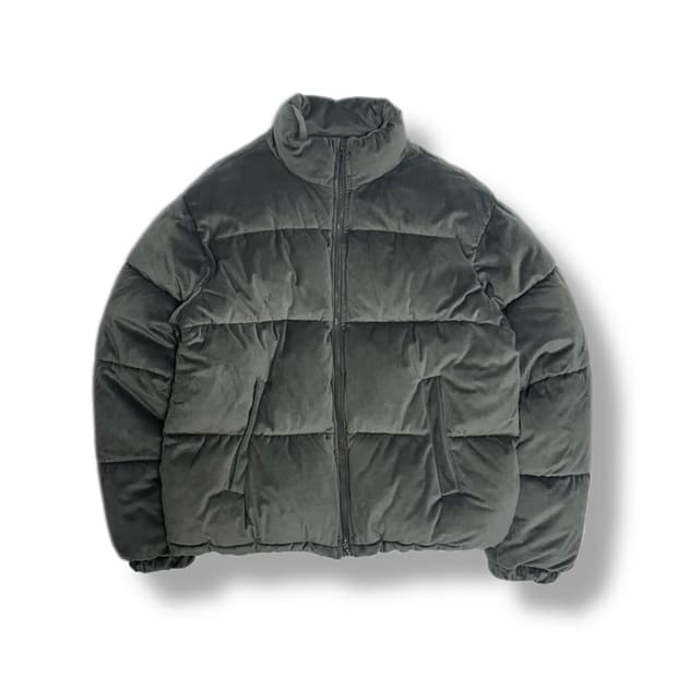 DAVID CHEN 데이비드 첸 벨벳 푸퍼 패딩