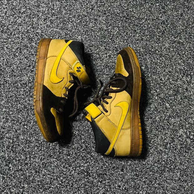 나이키 SB 덩크 로우 휠 Wheatl Goldrail