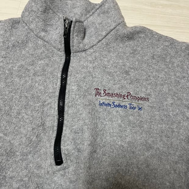 90s 스매싱펌킨스 투어 집업후리스