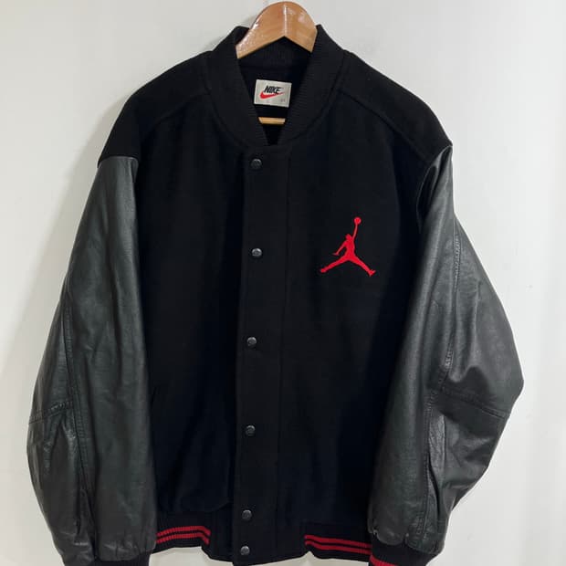 90's 올드스쿨 나이키 조던 바시티자켓