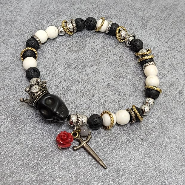 skull vintage bracelet