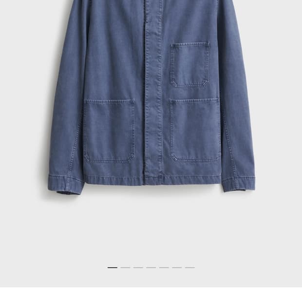 포터리 브러쉬드 코튼 워크 자켓