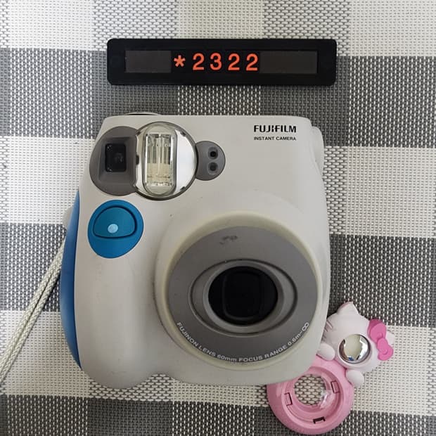 후지 인스탁스 미니 7S 폴라로이드 카메라