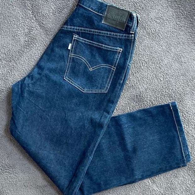 리바이스 실버탭 데님팬츠 W92 L109