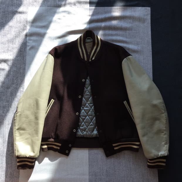 빈티지 골든베어 바시티 자켓 