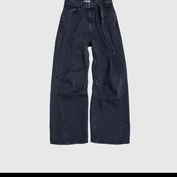 999휴머니티 av 플리츠 데님 2사이즈