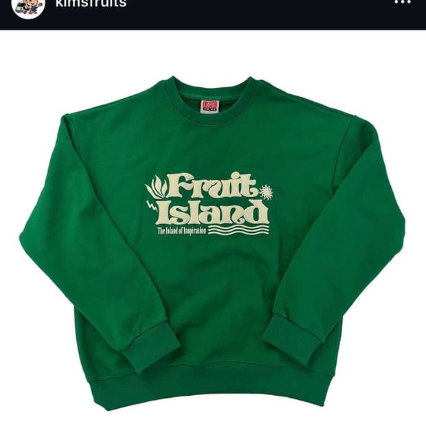 [XL] 김씨네과일 과일섬 스웻셔츠
