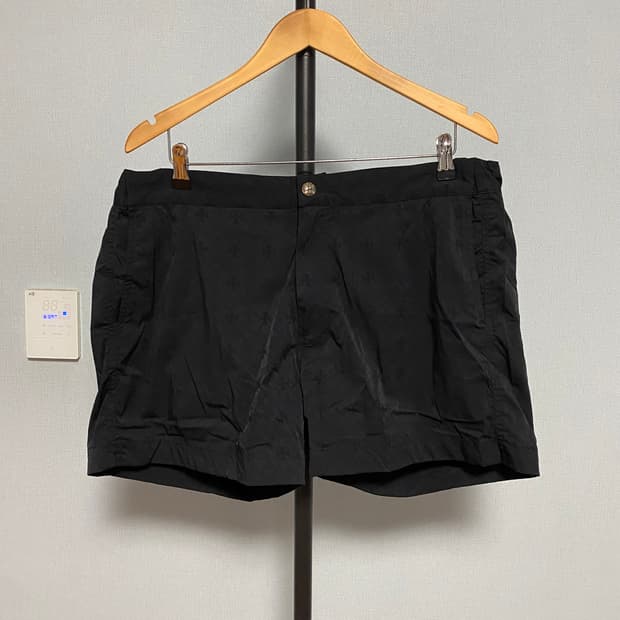 [36] 크롬하츠 매치포인트 크로스 모노그램 쇼츠 반바지 블랙