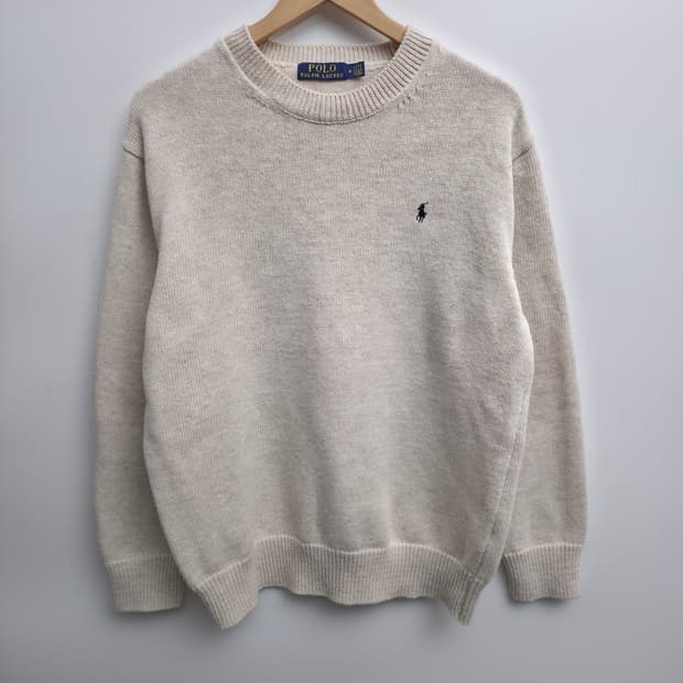 [M] 폴로 랄프로렌 베이지 니트
