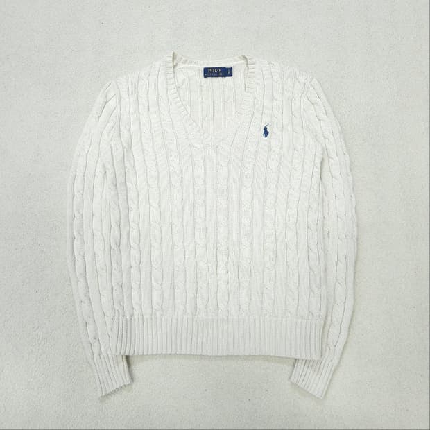 폴로 랄프 로렌 신형 케이블 니트 S