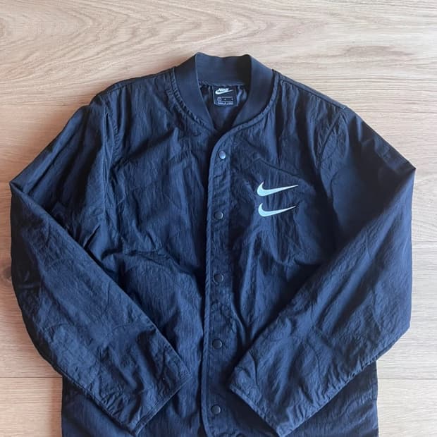 나이키 더블 스우시 퀄팅 자켓 l 택뗀 새상품
