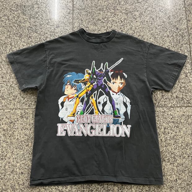 Evangelion Bootleg Single Stitch T Shirt